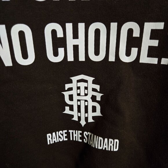 RTS Behind Every Strong Person Hoodie Chocolate Brown Unique Pockets Size L - Picture 9 of 12